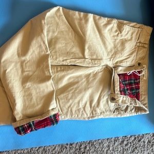 Lined Khaki Pants